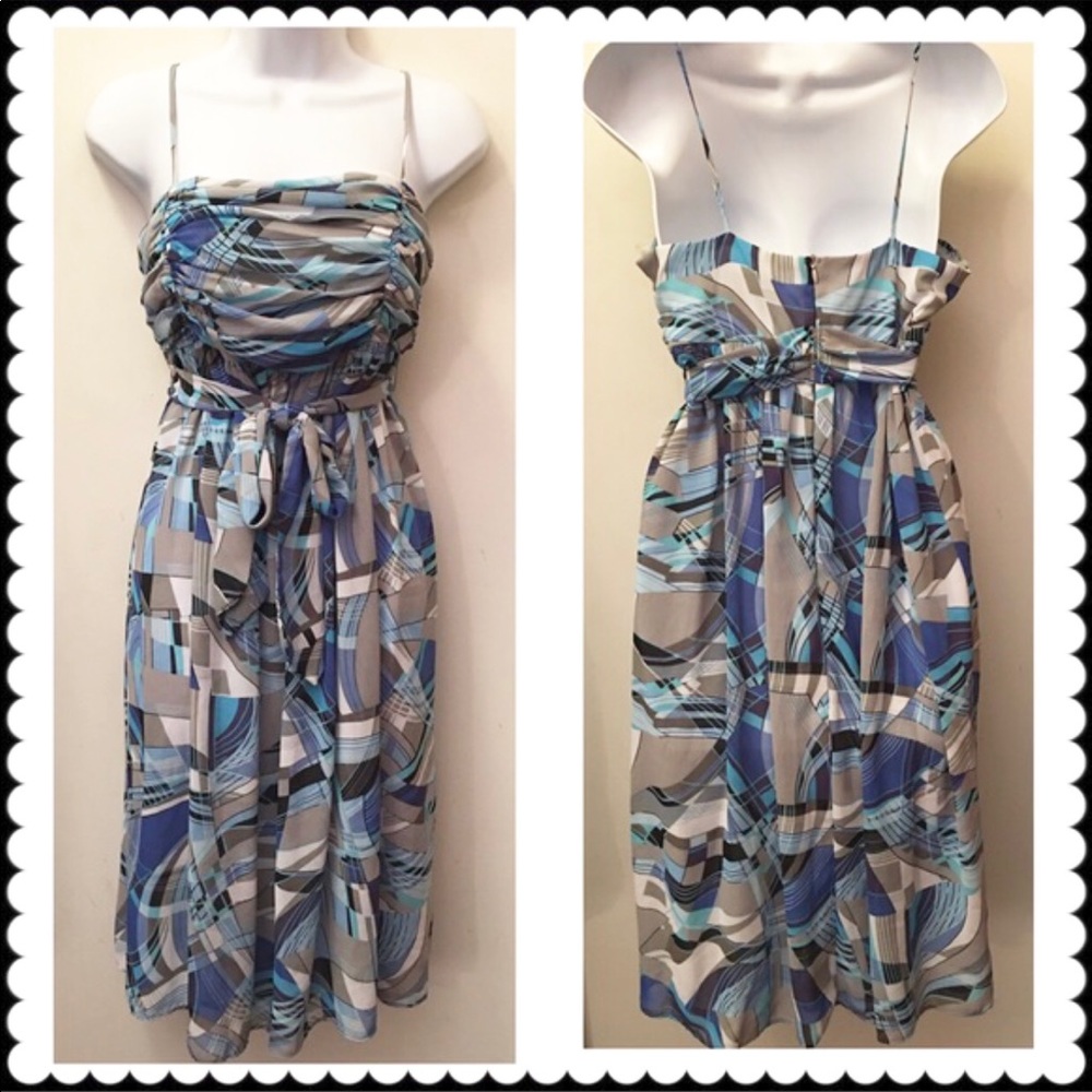 NEW Blue print dress by Kupcake
